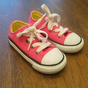 Neon Pink Converse